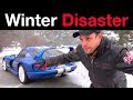 Why Supercars in WINTER are HORRIBLE !!!