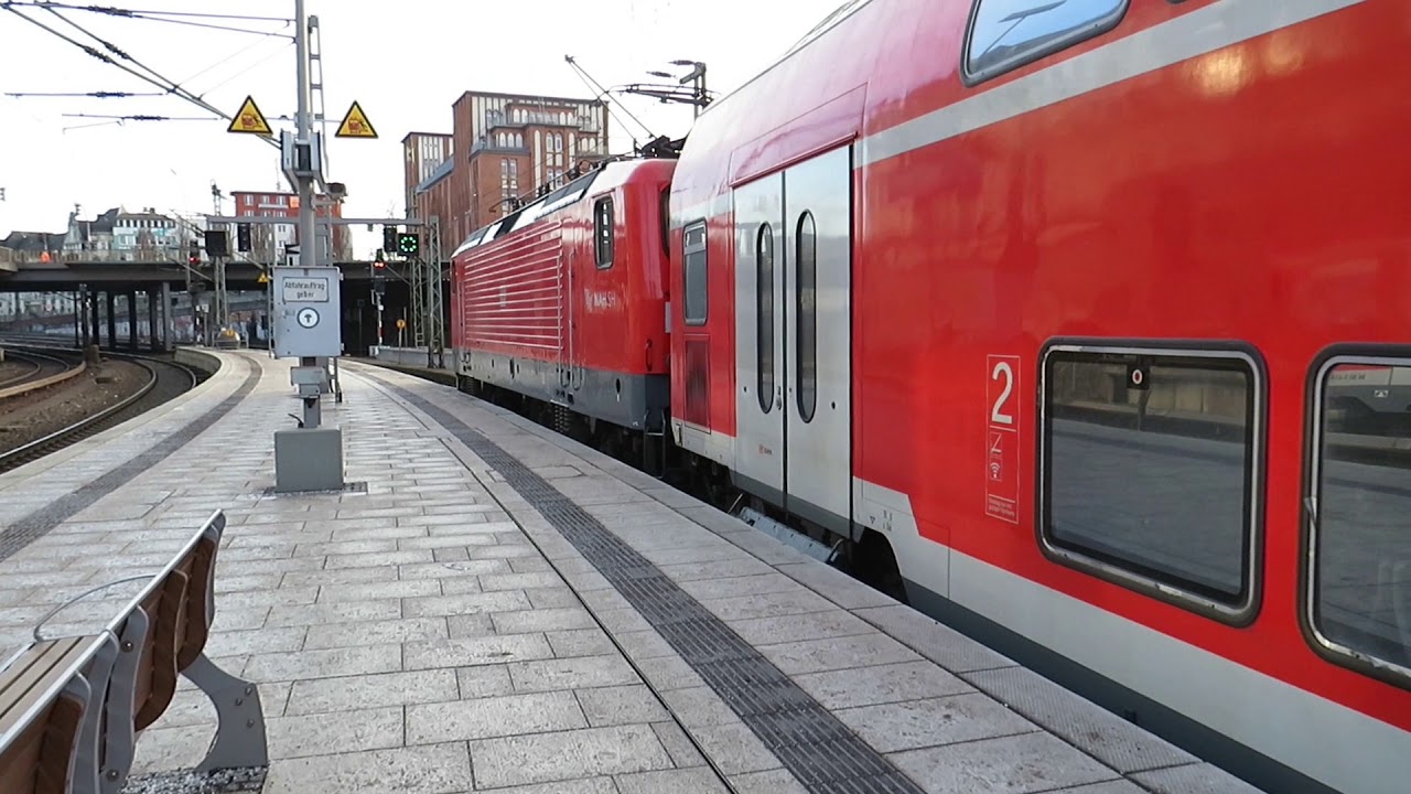 Züge/Trains in Hamburg Hbf mit (with) ICE, EC, ME, RB, S-Bahn und mehr! Teil (Part) 1