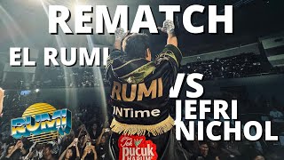 EXCLUSIVE!! EL RUMI VS JEFRI NICHOL 2 - REMATCH FULL FIGHT VLOG | RUMI TV