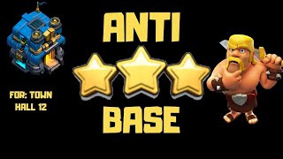 Coc Th12 Anti 3 Star Base