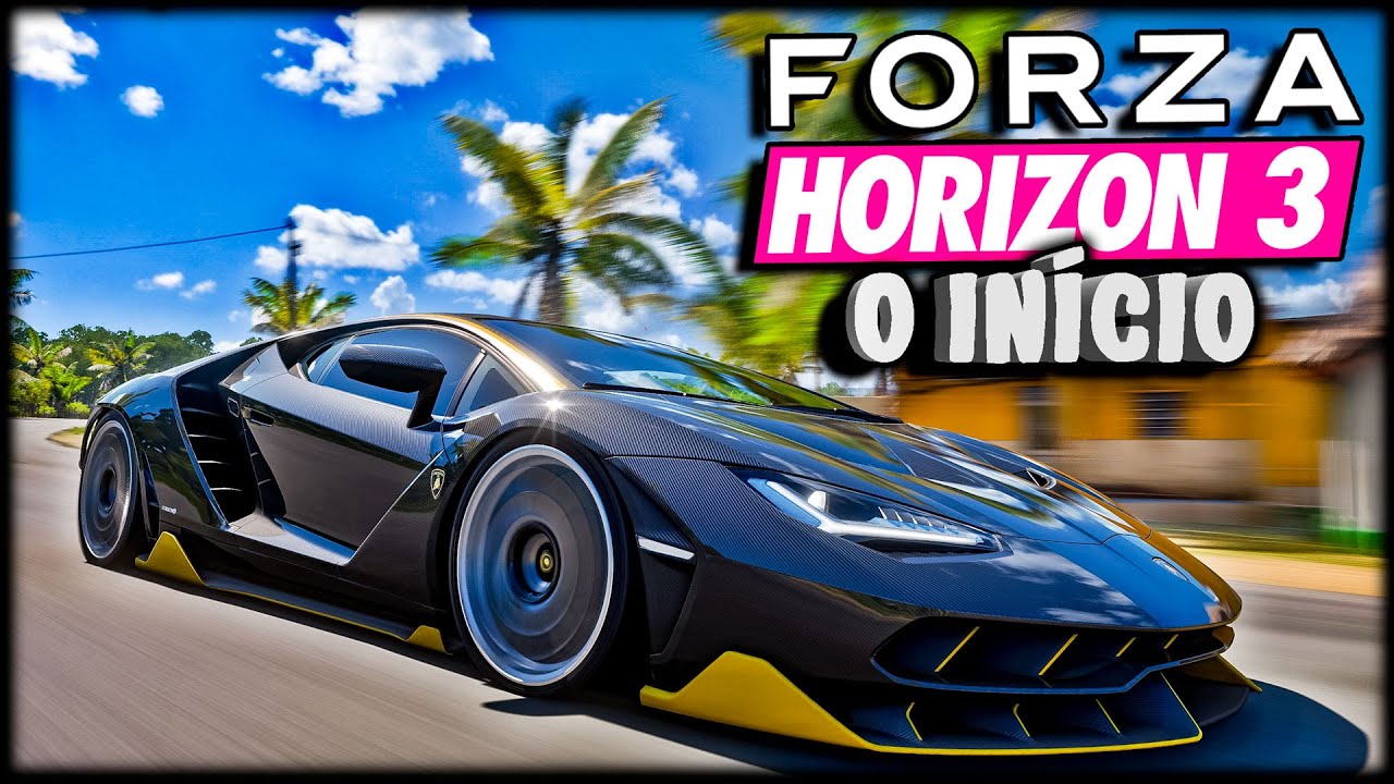 UNBOXING FORZA HORIZON 3!! (XBOX ONE) (PT-BR) (FULL HD 1080P) #XBOXBR 