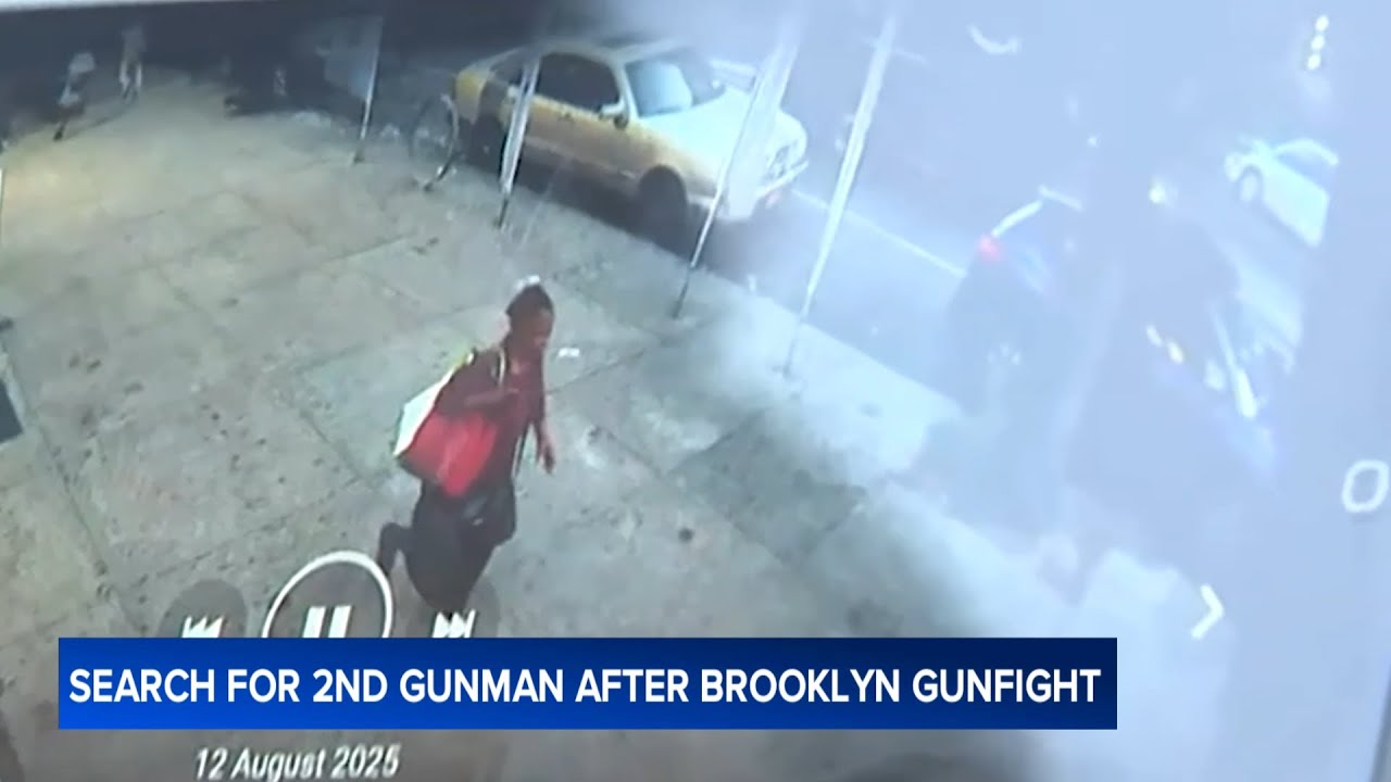 NYPD shoots gunman, searches for 2nd after Flatbush shootout - YouTube
