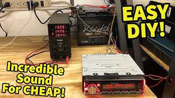 Car Stereo In Your House / Garage! Easy DIY | How To