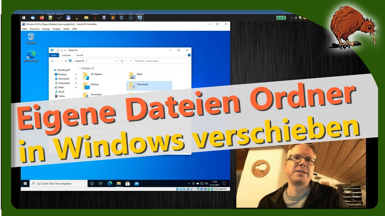 New Eigene Dateien verschieben in Windows