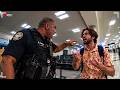 Airport Disturbance Escalates: Passenger Pushes Officers Too Far