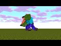 Steve VS Zombie, Skeleton [Mine-imator animation]