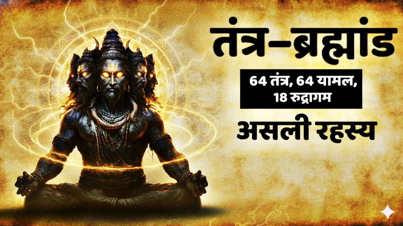 64 तंत्र,64 यामल 18 रुद्रागम | तंत्र–शास्त्र का असली रहस्य | 