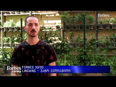 #FORBES #30UNDER30 - LINGWING ვატო ველიაშვილი