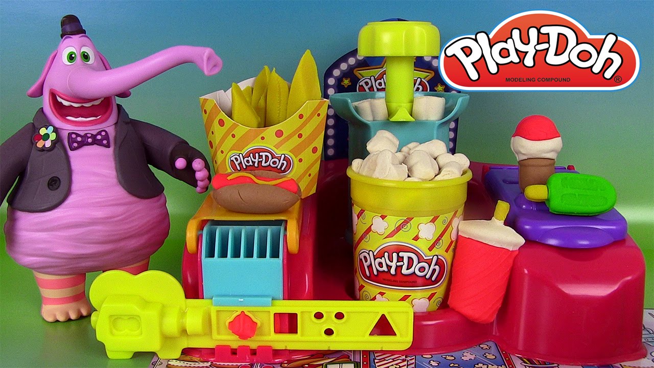 Play Doh Machine à popcorn Play Doh Poppin' Movie Snacks Pâte à modeler 