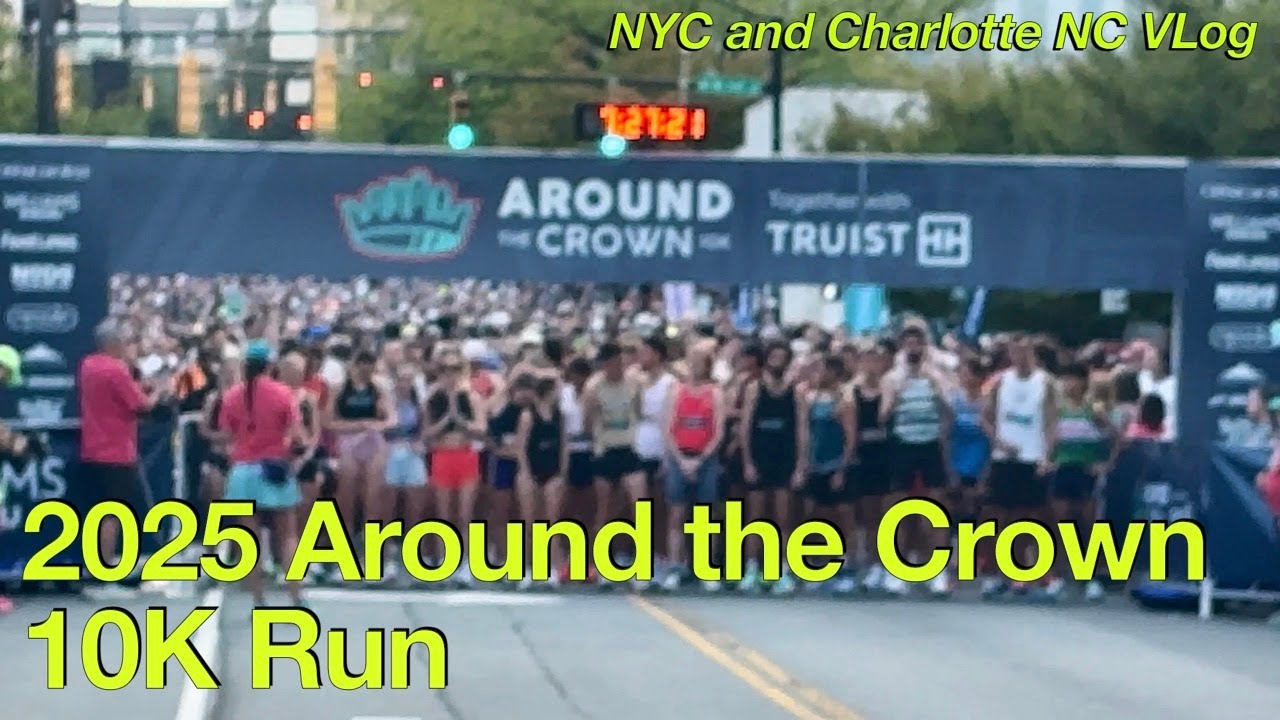 Charlotte NC - 2025 Around the Crown 10K Run.