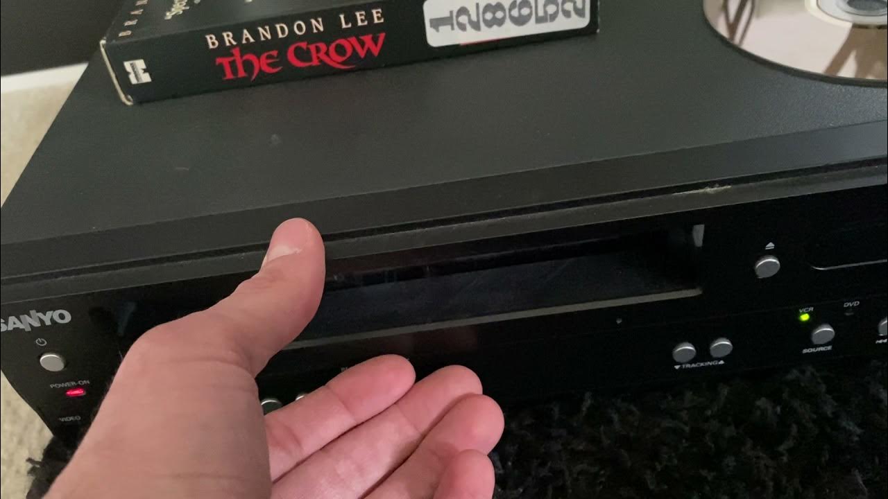 Working SANYO FWDV225F DVD/VCR Player with Linein Recording Black