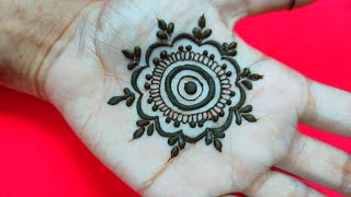 Easy front hand mehndi design tutorial |Adorable mehndi design 2021|