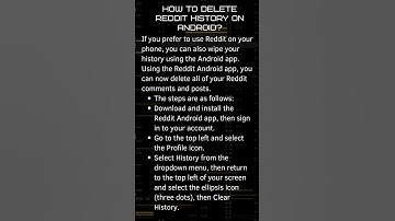 Reddit Guide#1: How to Delete Reddit History