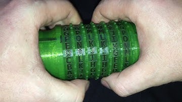 3D cryptex. 3D printing