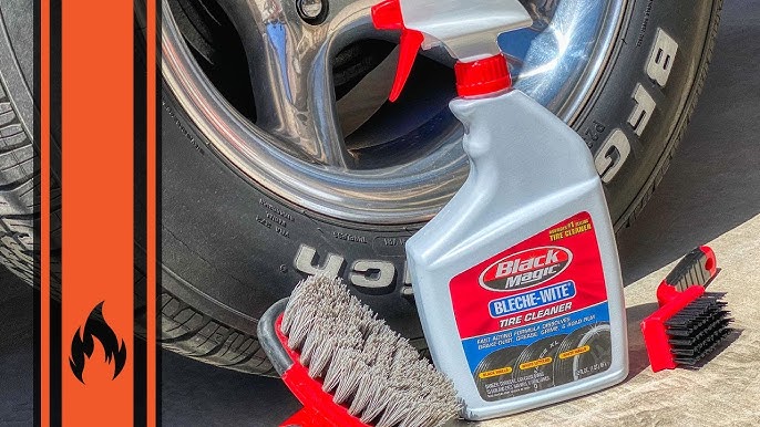 BLACK MAGIC BLECHE-WITE TIRE CLEANER REVIEW! 