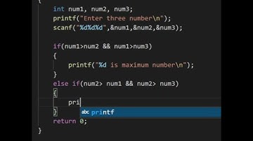 C program to find maximum  number among three number | #cprogram #programming #shorts