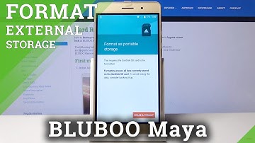 How to Format SD Card in BLUBOO Maya - Fix External Storage