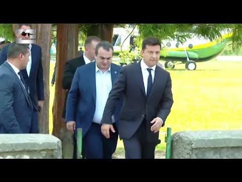 ვლადიმერ ზელენსკი ბათუმის სერთაშორისო აეროპორტიდან პირდაპირ ენგურის ხიდზე გაემგზავრა