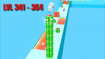 Cube Surfer : Gameplay Walkthrough Unlock Level 341 - 354 (iOS, Android)