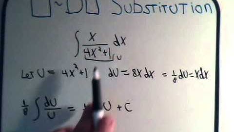 Integration By U-Substitution Example 5