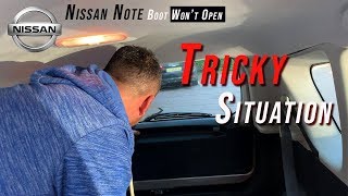 видео: Багажник Nissan Note не открывается картинка: Багажник Nissan Note не открывается