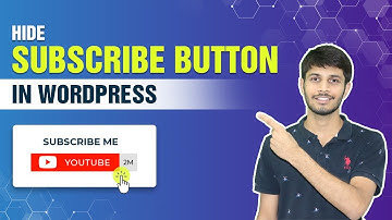 How To Add YouTube Subscribe Button In WordPress | WordPress Tutorials