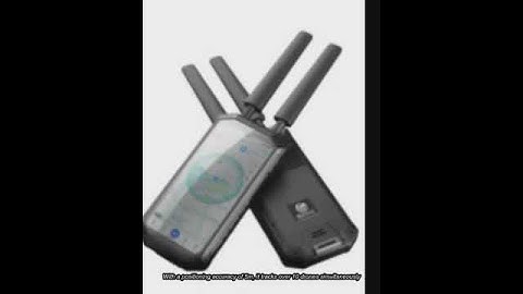 Handheld drone signal detector