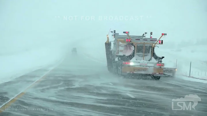 12-14-2022 Whitewood, SD - Whiteout Driver POV on I-90