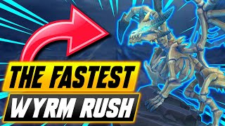 How FAST can we Rush Him With FROST WYRM?! - WC3 - Grubby