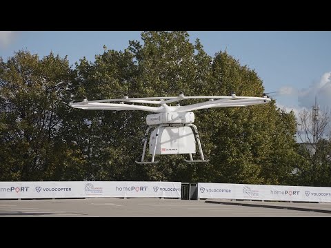 Alman Nakliye Drone Modeli, 40 km'lik Mesafede 200 kg'a Kadar Kargo Taşıyor  