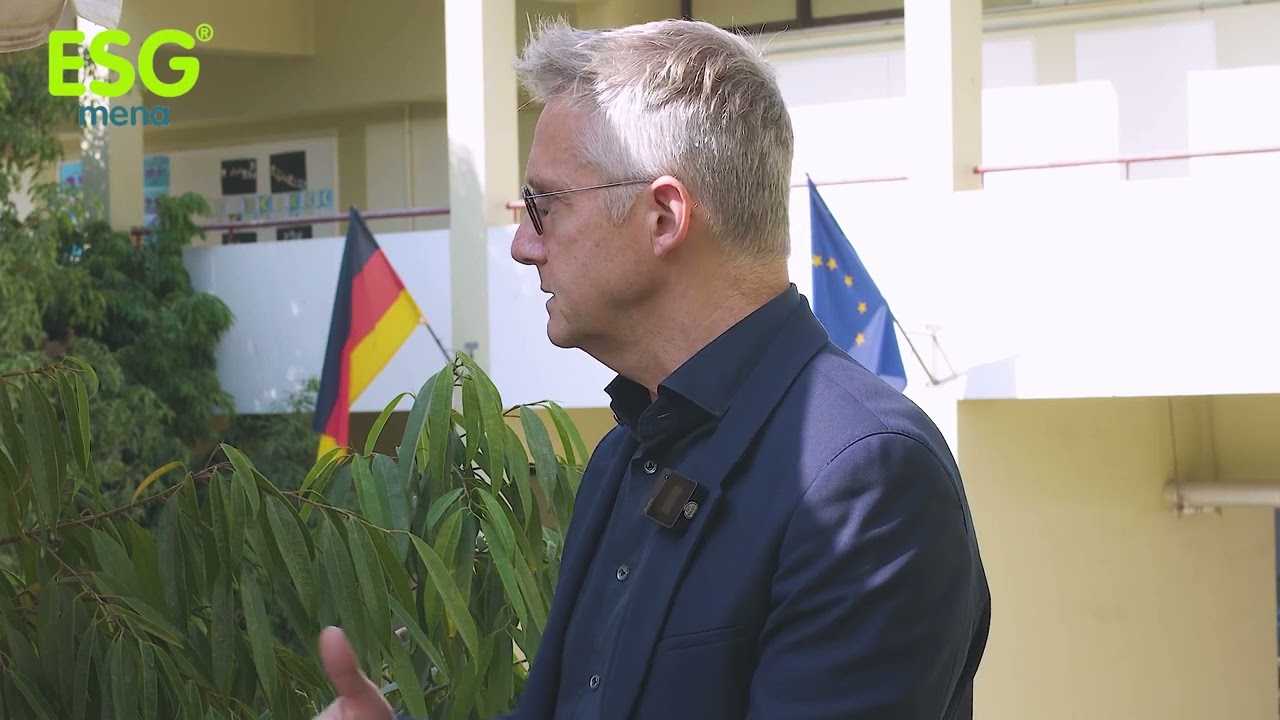 Dr. Christian Dern talks climate education with ESG Mena