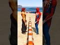 team Spiderman 🆚 team goku slap battel #hulk #spiderman #ironman #goku