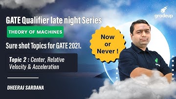 Velocity & Acceleration Analysis | Theory of Machines | GATE Late Night Mech Series | Dheeraj Sir