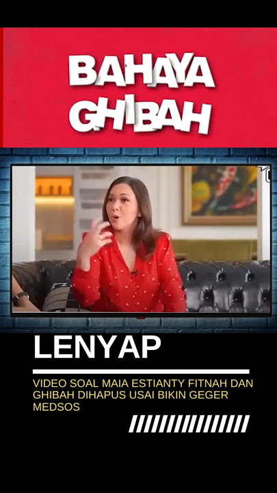 Lenyap! Video Soal Fitnah dan Ghibah Maia Estianty di Yuotube Ahmad Dhani