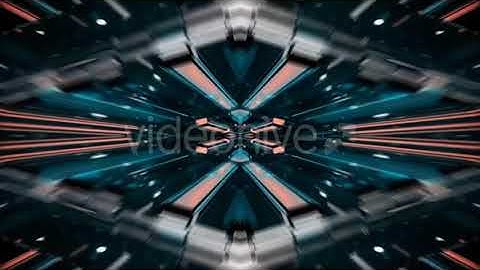 Glass Tech Tunnel VJ Loop Background | Motion Graphics - Videohive template