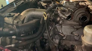 Ford 6.4L Rudy’s Diesel performance manifolds and Upipe install CAB ON