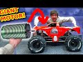 World's Biggest RC Car gets GIANT electric motor