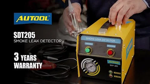 AUTOOL SDT205---How to Find Leaks in Your Car with a Smoke Machine for Vacuum/EVAP system etc Leaks