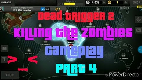 •Dead Trigger 2 (PART 4) killing the zombies Gameplay• #24 (Malaysia) [Official TaigaFury]