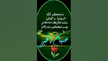 أسعد الله صباحكم بكل خير وسعادة وفقكم الله لما يحبه ويرضاه #القران الكريم #القارءاسلام صبحي#اكسبلور