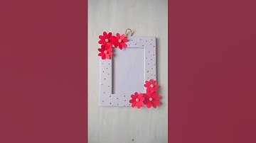 DIY- Photo frame | How to make photo frame with cardboard #diy #photoframe #craft