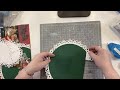 Expand the Dotted Leaf Circle Punch Onto a Larger Circle by Creative Memories