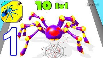 Insect Evolution - Gameplay Walkthrough Part 1 Spider Evolution (iOS, Android)