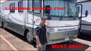 5.9 ISB Cummins crank no start MUST SEE!