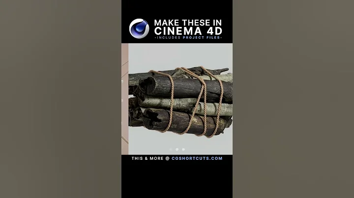Wrapping Objects with Rope in Cinema 4D⭐Members Only Tutorial + Project File