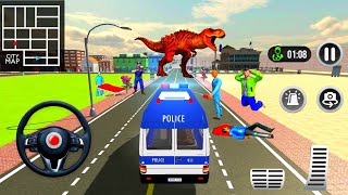 👨‍✈️Police Ambulance Rescue Driving Simulator – Rescue Ambulance Games – Android ios Gameplay #4 screenshot 4