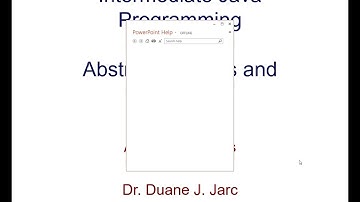 Intermediate Java Programming - Abstract Classes and Interfaces   Part 1