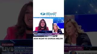 Aída Nizar Vs Giorgia Meloni, El Nivel De La Fascista Que Gobernará Italia.