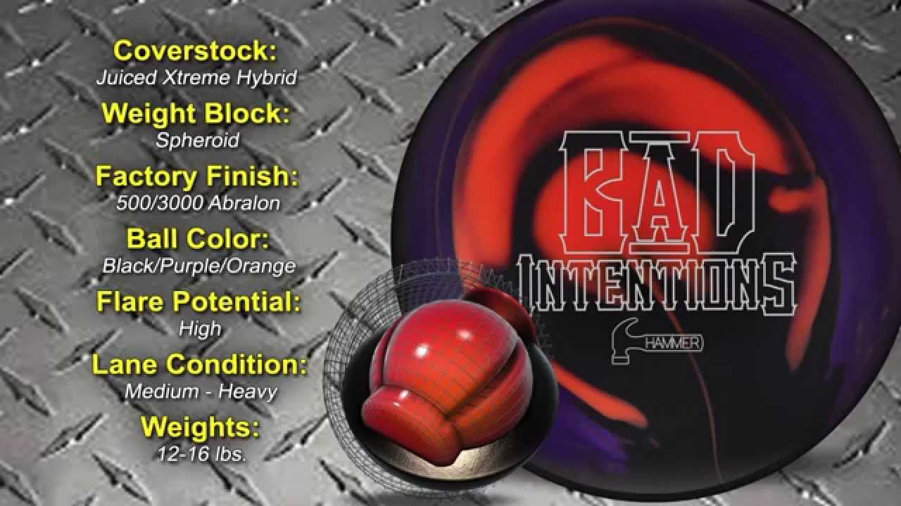 Bowlingball Hammer Bad Intentions Hybrid Bowling Ball Reaction Bowlingball Hammer Bad Intentions Hybrid Bowling Ball Reaction Video Review You