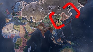 What If Japan and Soviet change places?  WWII | HOI4 Timelapse